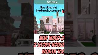 BLOXBURG AESTHETIC HOUSE TOUR ROBLOX WORTH 100K TWO STORY HOUSE!