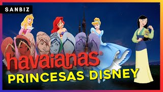 Chegou a nova coleção Havaianas Princesas Disney