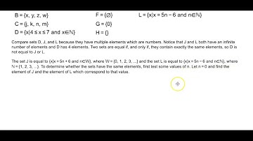 Math 16 HW 2.2.A-6 Which of the following sets are​ equal?