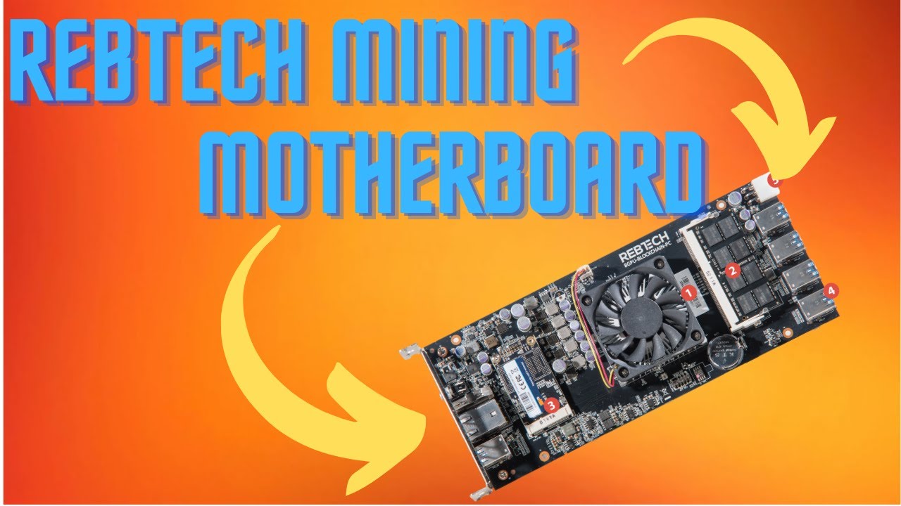 Rebtech 8 gpu mining motherboard