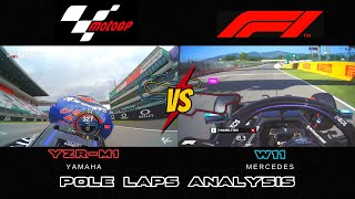 MotoGp vs Formula 1 - Quartararo vs Hamilton ! Who''s faster ? #motogp #f1 #mugello
