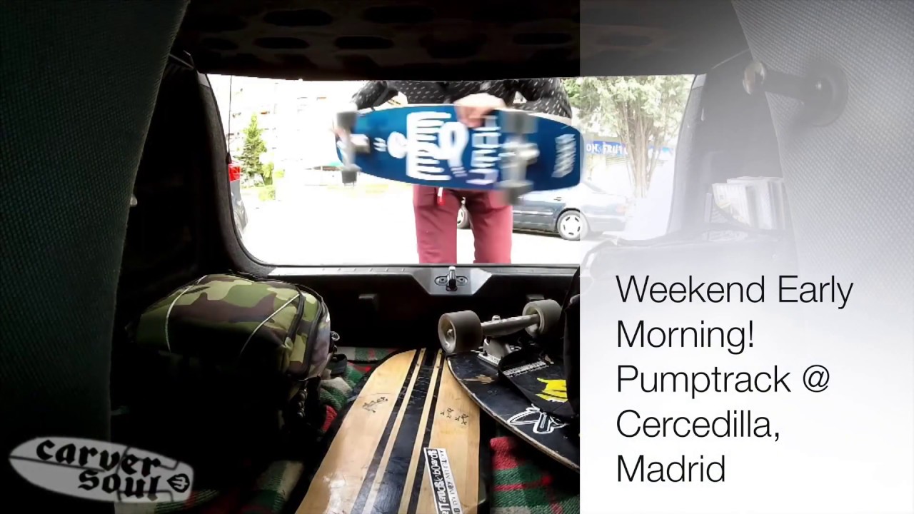 Donde surfear en Madrid descubrir sitios nuevos: Pumptrack  @ Cercedilla surf skate