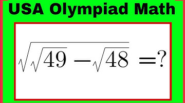 USA | A Very Nice Nested square root problem | Algebra Olympiad | Can you solve? 