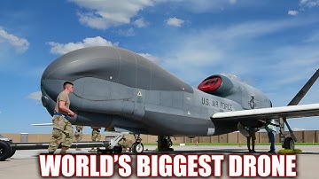 US Tests the World’s Largest $200 Million Drone | Inside the RQ-4 Global Hawk UAV