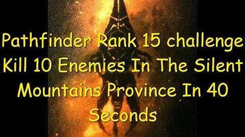 Ghost Recon Breakpoint Pathfinder Rank 15 Challenge Kill 10 Enemies In 40 Seconds In Silent Mountain