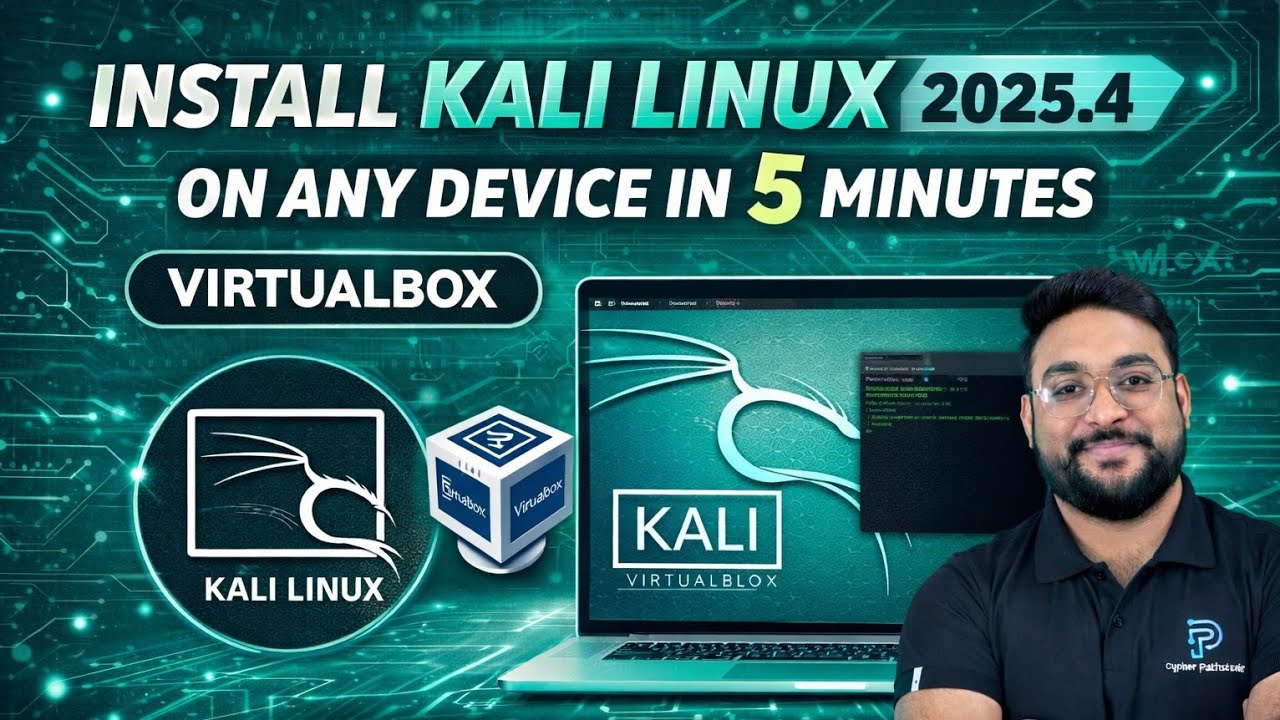 Install Kali Linux on ANY Device in 5 Minutes | VirtualBox (2026)