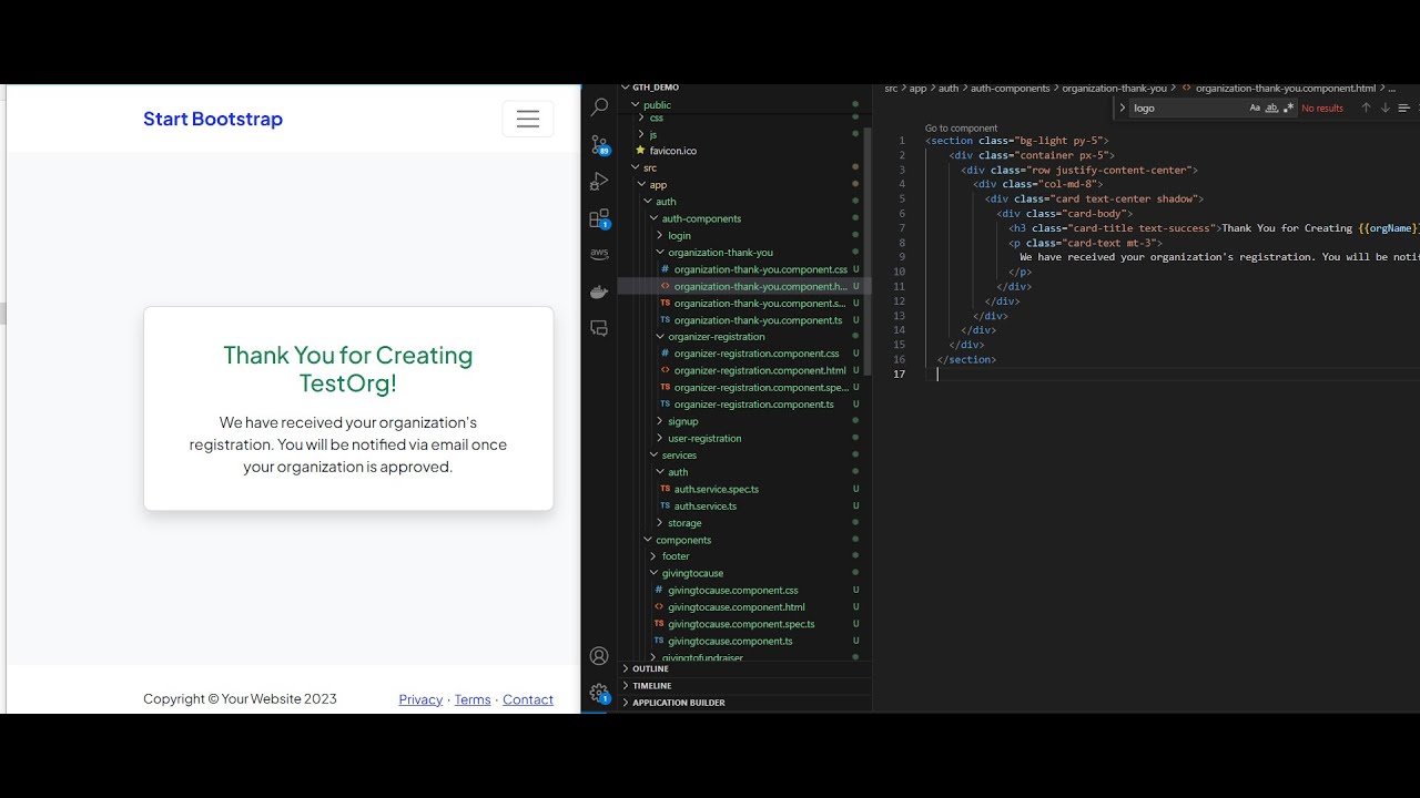 Angular Routing: Passing Data to Thank-You Page Using Query Params # ...