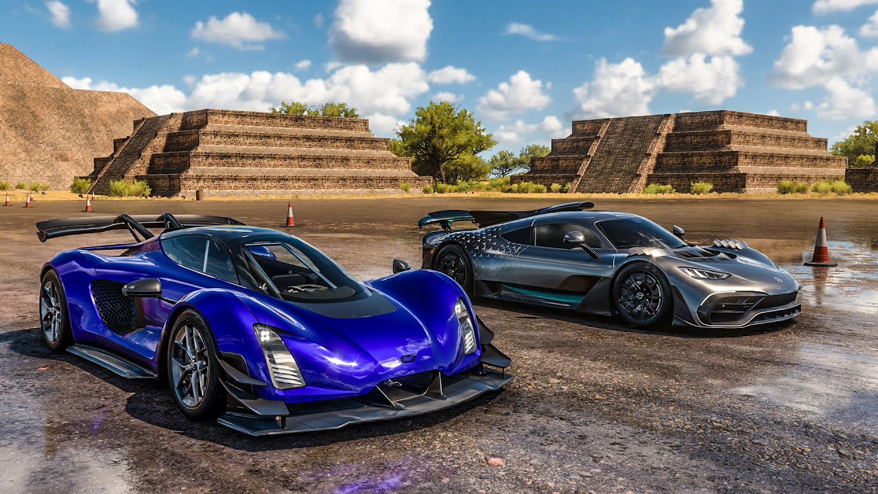Forza Horizon 5 Drag Race: 2024 Czinger 21C vs 2021 Mercedes-AMG One