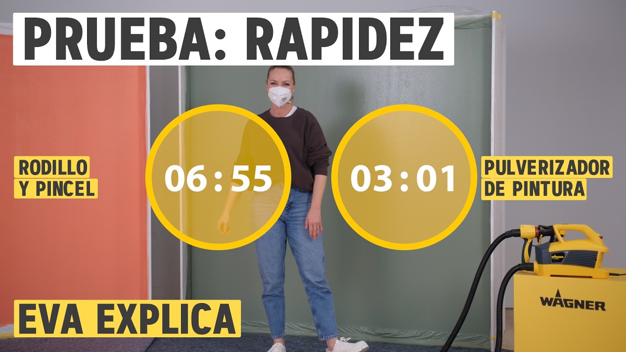 ¿Pintar más rápido sin brocha ni rodillo? La gran prueba con | WAGNER