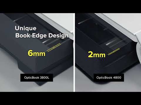 Plustek OpticBook 3800L & OpticBook 4800 A4-size Flatbed book scanner-Simply Easy!