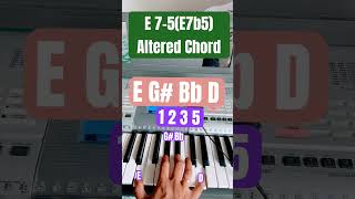 E75e7b5 piano pianotutorial pianochords keyboard pianotutorial