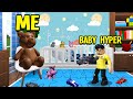 I Spied On Baby Hyper For 24 Hours! (Roblox Bloxburg)