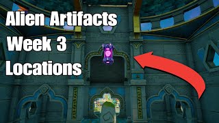 Week 3 Alien Artifacts Locations