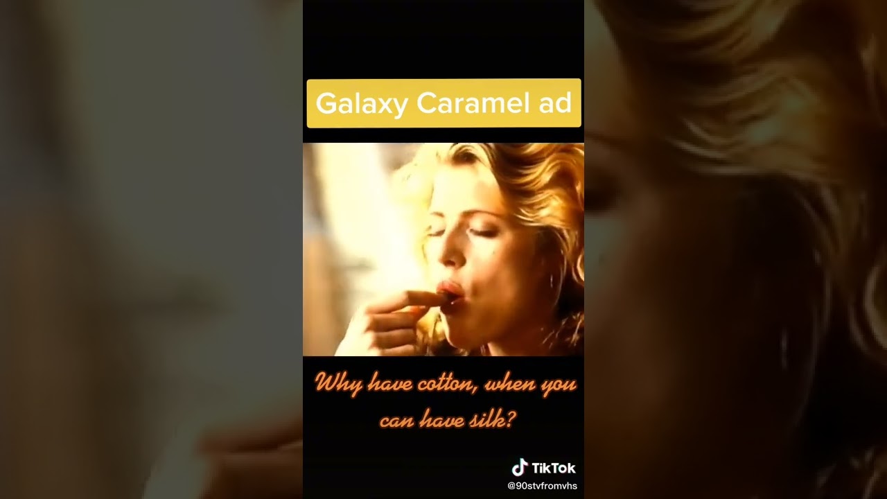 Galaxy Caramel chocolate bar advert | Early 90s