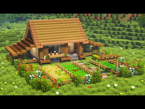 Video Minecraft | Cách Xây Nhà Gỗ Sinh Tồn Có Vườn Đẹp Và... - youtube