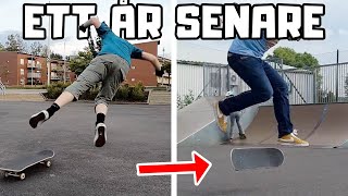 Ett helt ÅR av skateande! Hur bra har STAMSITE blivit? Vägen till en 360 Flip #4