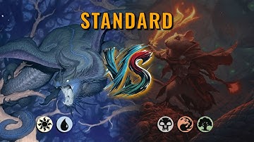 MTG Standard - Azorius Midrange by DamienF16 VS Jund Aggro by miguelll