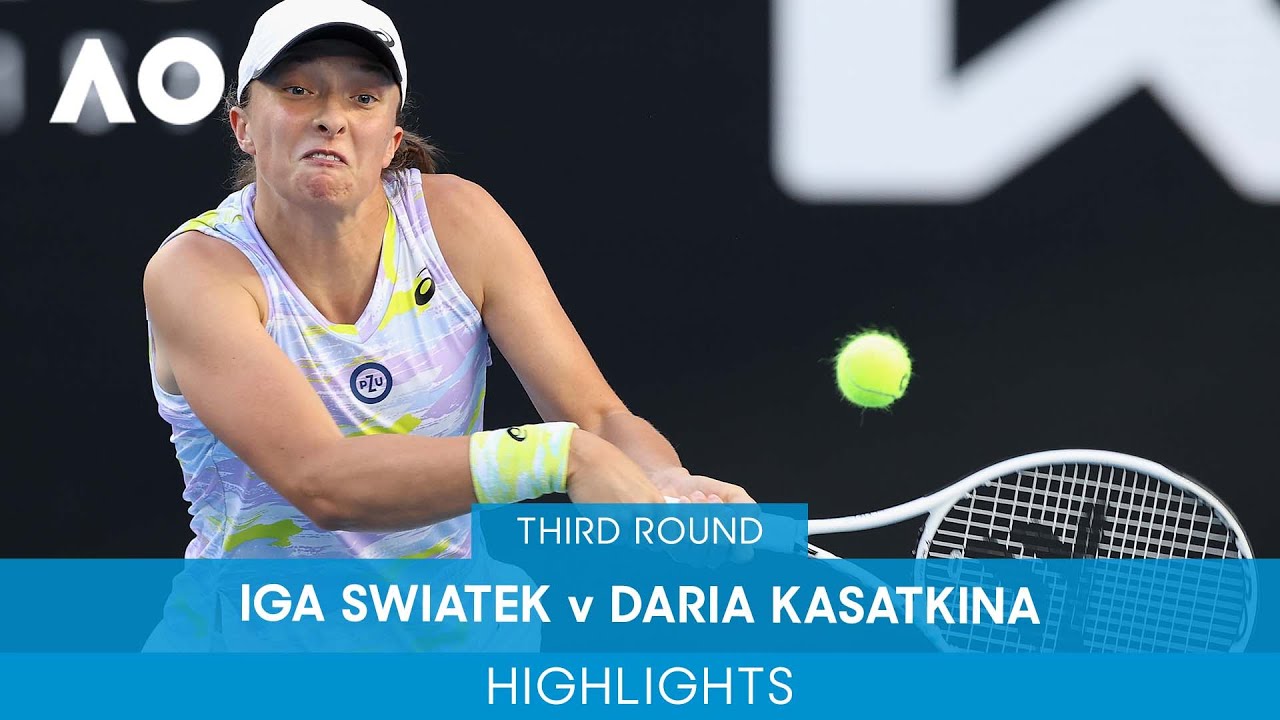 Iga Swiatek v Daria Kasatkina Highlights (3R) | Australian Open 2022