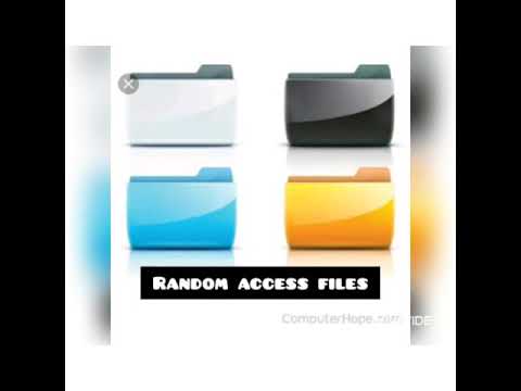 Random access files