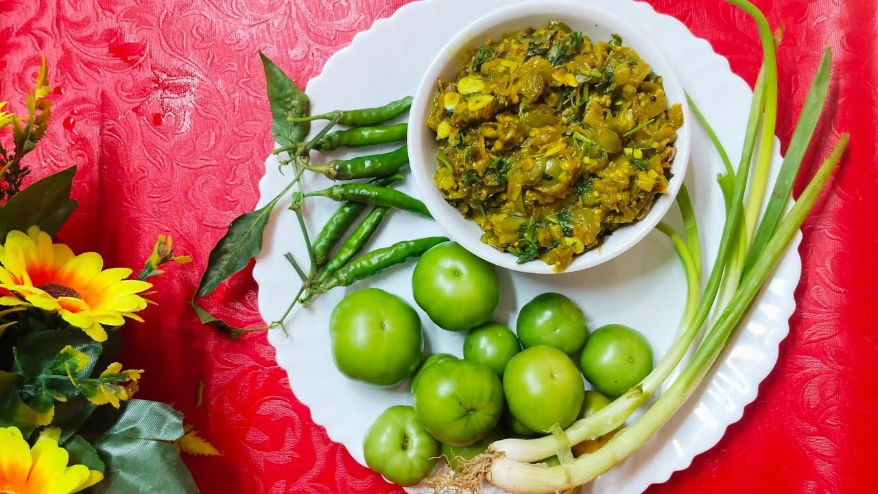 Green Tomato Sabzi 🟢 | Quick Village-Style Curry — Vibe with KHAN 