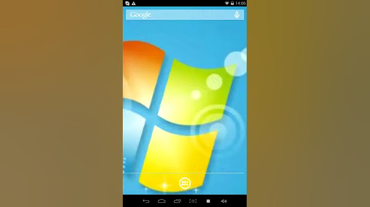 Giao diện windows 7 cho android