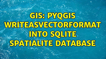GIS: PyQGIS writeAsVectorFormat into SQLite SpatiaLite database