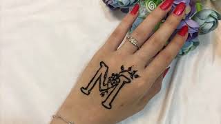 اسهل رسمة نقش الحناء في اقل من دقيقه M نقش_حناء henna