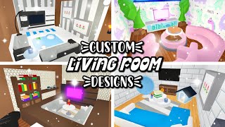 4 UNIQUE Living Room ? Design & Building Hacks - Floor Fish Tank, Heart Couch | Roblox Adopt me