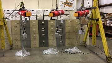 Synchronized Lifting Chain Hoists by Shupper-Brickle Equipment
