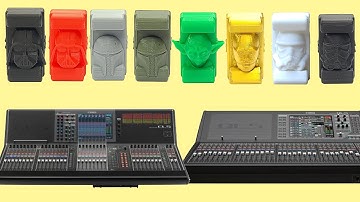 Fader lids for Yamaha CL and QL Star Warz series 1