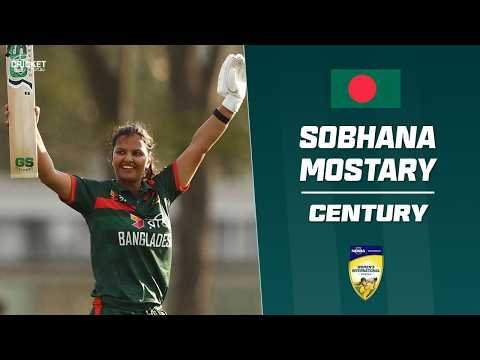 Sobhana makes history with century against Australia | Australia v Bangladesh ODIs 2026-27