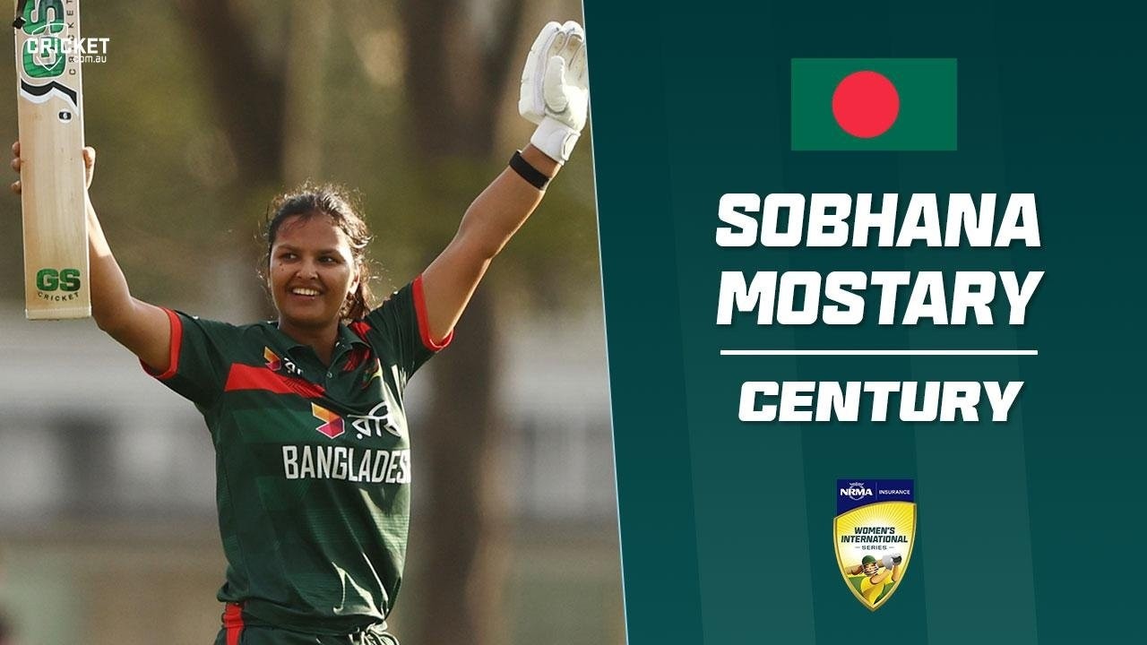 Sobhana makes history with century against Australia | Australia v Bangladesh ODIs 2026-27