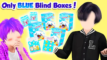 OPENING ONLY BLUE Sanrio Blind Boxes in REAL LIFE!