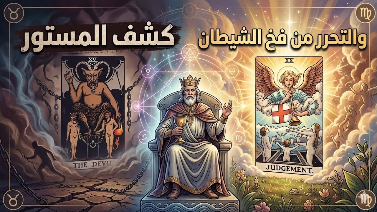 التحرر من فخ الشيطان وعودة الحق الضائع! ⚖️🔥 قراءة تاريخية#تاروت#ابراج#اكسبلور#tarot#توقعات#foryou 