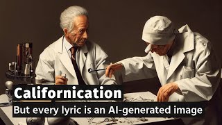 Californication - But every lyric is an AI generated image