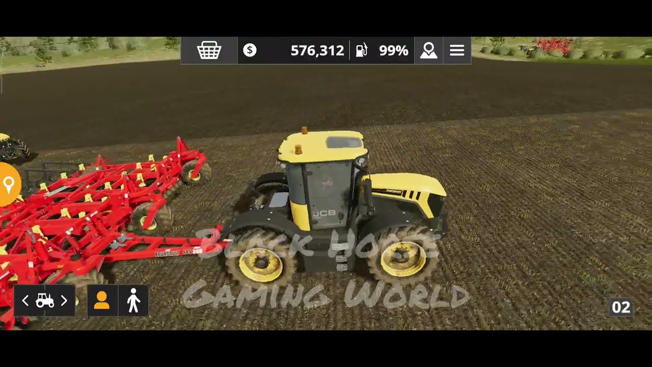 💥Farmer Simulator 2020 Gameplay Jcb Tractor Tractor Driving Skill 🥰