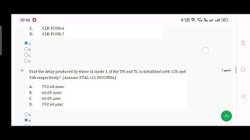 Microprocessor and microcontroller week 7 assignment 7 March / April 2023 NPTEL SWAYAM