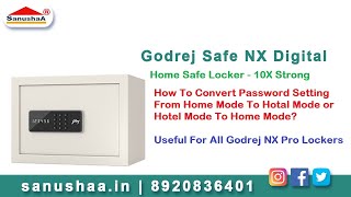 How To Change Godrej Safe Locker Password I When Need To Convert Code from Home Mode to Hotel Mode screenshot 3