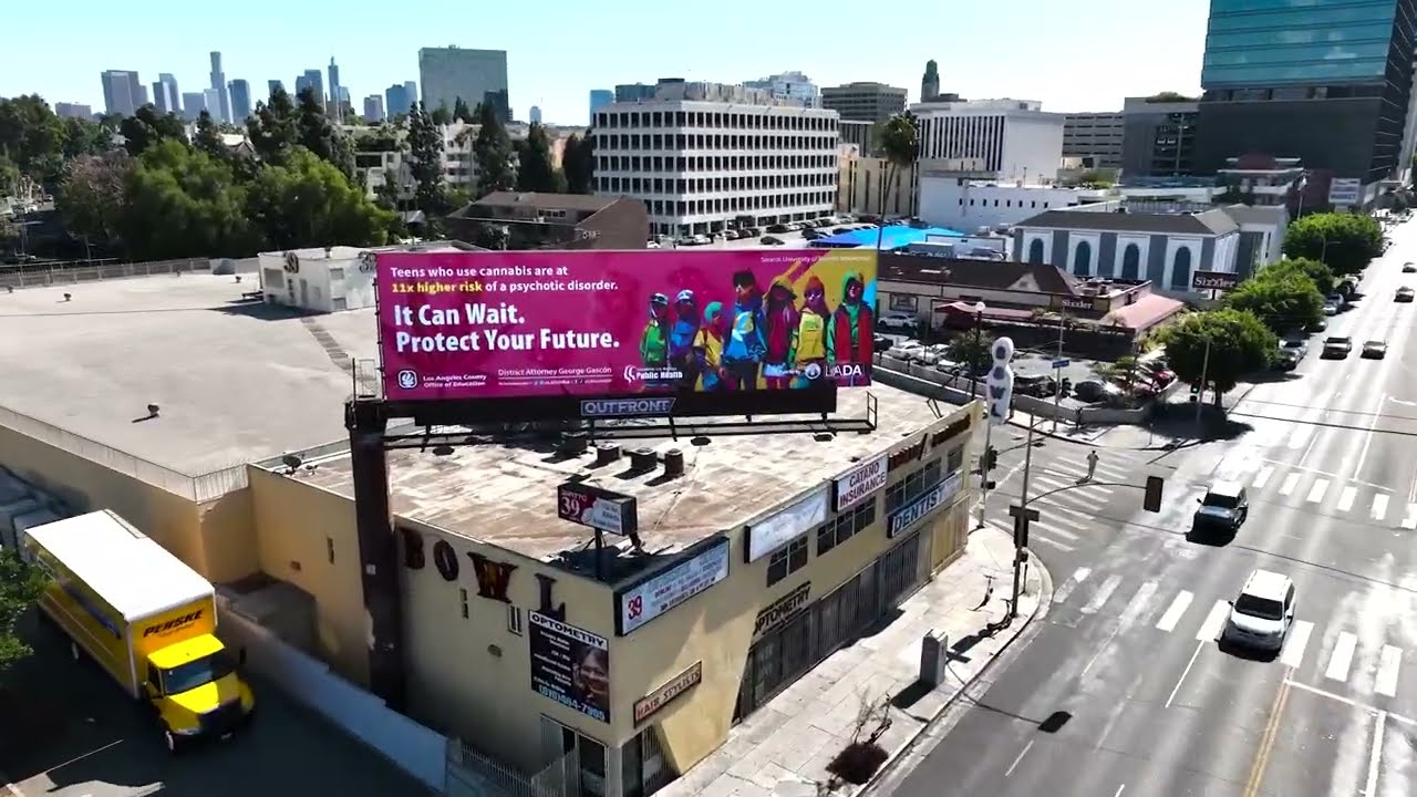 LA’s District Attorney uses OOH to address cannabis awareness