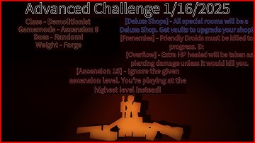 Advanced Challenge 1/16/2025 - Randomly Generated Droids