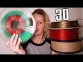 Découverte de Filaments 3D #1 - Multicolore, Bois, Pailletté....