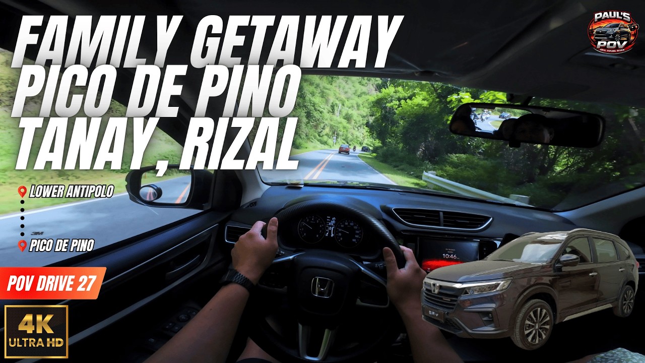 POV Drive | Family Getaway To Tanay Rizal | Honda BR-V