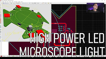 SDG #164 Step-by-step PCB Layout - High Power Microscope LED Light