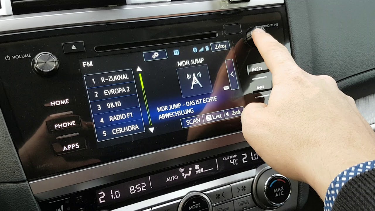 Subaru Outback radio problem. - YouTube