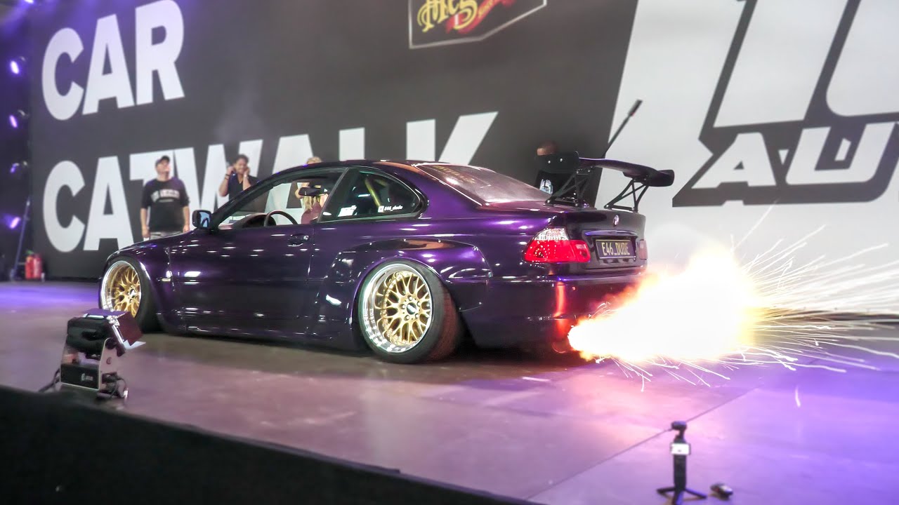 Modified Cars Revving at Carshow | TURBO E46, 850HP Supra, 900HP Golf 7, LB Corvette, R33 GTR, ...