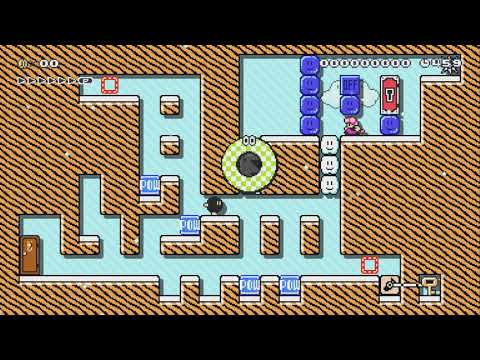 【one-screen-puzzle-x-2】ボムの歩く道-by-さとったひと---super-mario-maker-2---no-commentary-1bu
