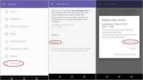 Restore Viber Defaults Settings