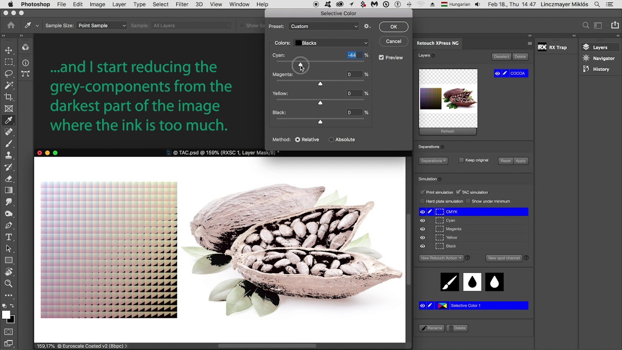 RetouchXPressCC2021 - Tutorial 8 - Total Area Coverage - Preview and Fix