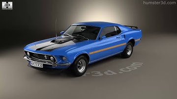 Ford Mustang Mach 1 351 1969 3D model by 3DModels.org