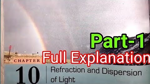 ||DAV Class 8 Science Refraction And Dispersion Of Light||Study With Deep||